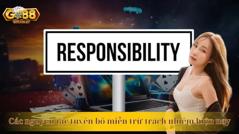 Các nguyên tắc tuyên bố miễn trừ trách nhiệm hiện nay